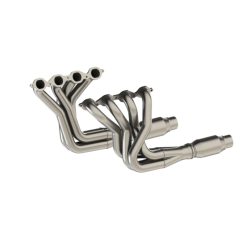 Kooks 67-69 Chevrolet Camaro Firebird 1-7/8in x 3in LT Swap Header w/ Green Catted Connection Pipes - Image 3
