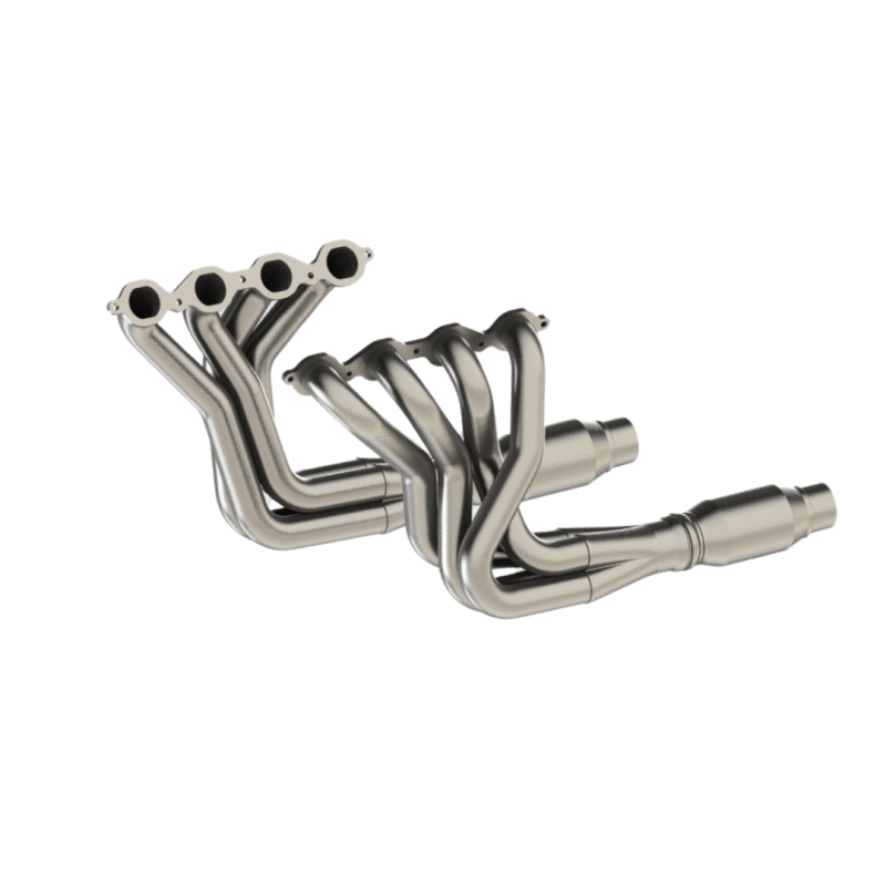 Kooks 67-69 Chevrolet Camaro Firebird 1-7/8in x 3in LT Swap Header w/ Green Catted Connection Pipes - Image 3