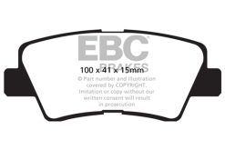 Alternative view of EBC 09-11 Hyundai Azera 3.3 Yellowstuff Rear Brake Pads