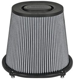 Alternative view of aFe Quantum Intake Pro DRY S Universal Air Filter F-5in. / B-(10x8.75) / T-(6.75x0.5) / H-8in.