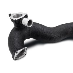 Alternative view of Mishimoto 2024+ Ford Mustang EcoBoost Charge Pipes - Wrinkle Black