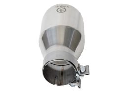 aFe Takeda Universal Exhaust Tip 3 IN Inlet x 5 IN Outlet x 9 IN L- Polished - Image 4