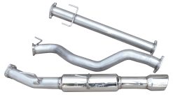 Alternative view of Injen 2017+ Nissan Sentra 1.6L Turbo 4cyl SS Cat-Back Exhaust w/ Polished Tip