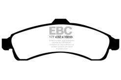 Alternative view of EBC 03-05 Buick Rainier 4.2 Yellowstuff Front Brake Pads