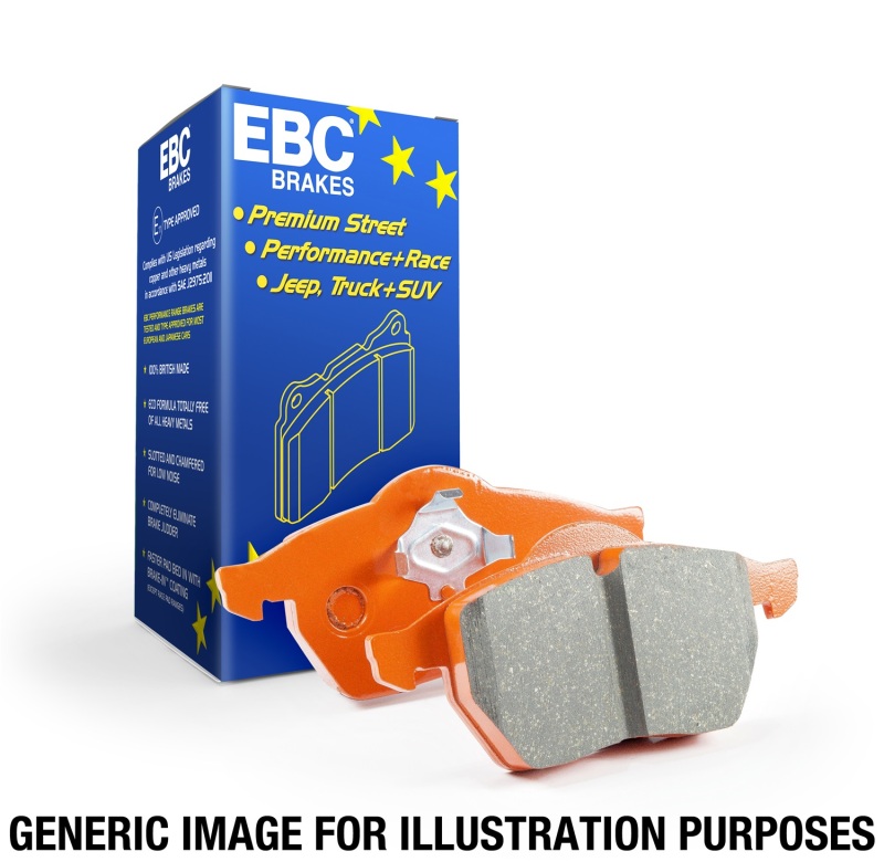 EBC 99-03 Aston Martin DB7 5.9 Orangestuff Front Brake Pads - Image 4