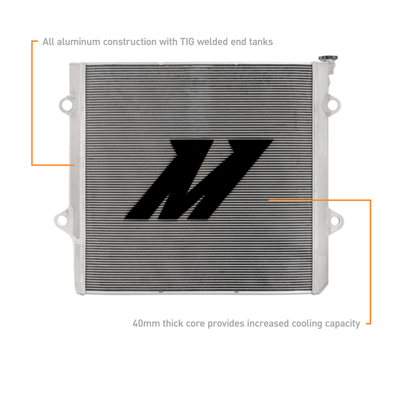 Mishimoto 10-23 Lexus GX460 4.6L Performance Aluminum Radiator - Image 4