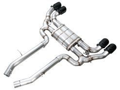 AWE Tuning 20-25 BMW X3 M/M Comp (F97) AWD SwitchPath Axle-Back Exhaust - Diamond Black Tips - Image 5