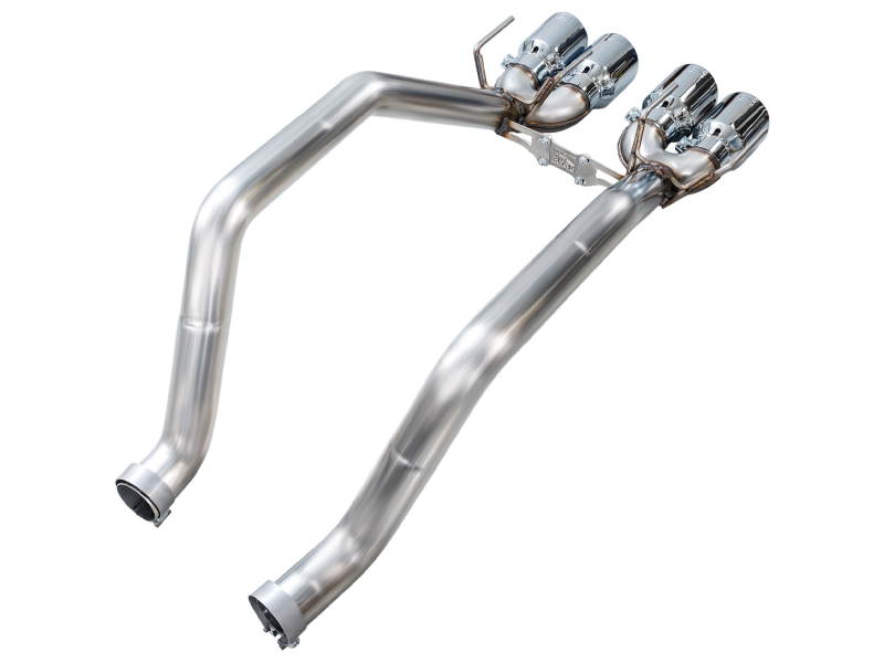 AWE Tuning C6 Chevrolet Corvette Z06/ZR1 Track Edition Axle-Back Exhaust w/ Chrome Silver Tips - Image 3