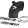 aFe Magnum FORCE Intake Coupling Kit (3-1/8IN ID to 2-3/4IN ID x 90 Deg) Elbow Coupler w/ Port Black