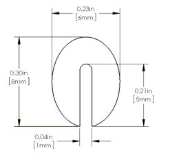 Alternative view of aFe Magnum FORCE Replacement Edge Trim Kit 1/16 IN X 36 IN L