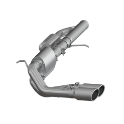 Alternative view of MBRP 09+ Chevrolet Silverado 1500 4.3L 3in Pre-Axle Dual Outlet Cat Back - T409