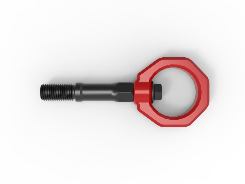 AFE 20-24 Chevrolet C8 Corvette Rear Tow Hook - Red - Image 4