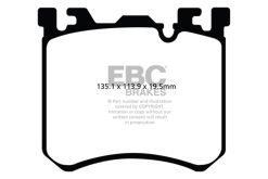 Alternative view of EBC 10-11 BMW X5M 4.4 Twin Turbo Bluestuff Front Brake Pads
