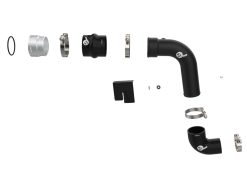 Alternative view of aFe 23-24 Ford F250/F350 Super Duty V8-6.7L BladeRunner 3 In. Aluminum Cold Charge Pipe- BLK