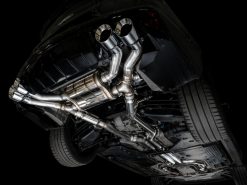 AWE Tuning 2021+ Cadillac CT4-V Blackwing SwitchPath Exhaust - Chrome Silver Tips - Image 3