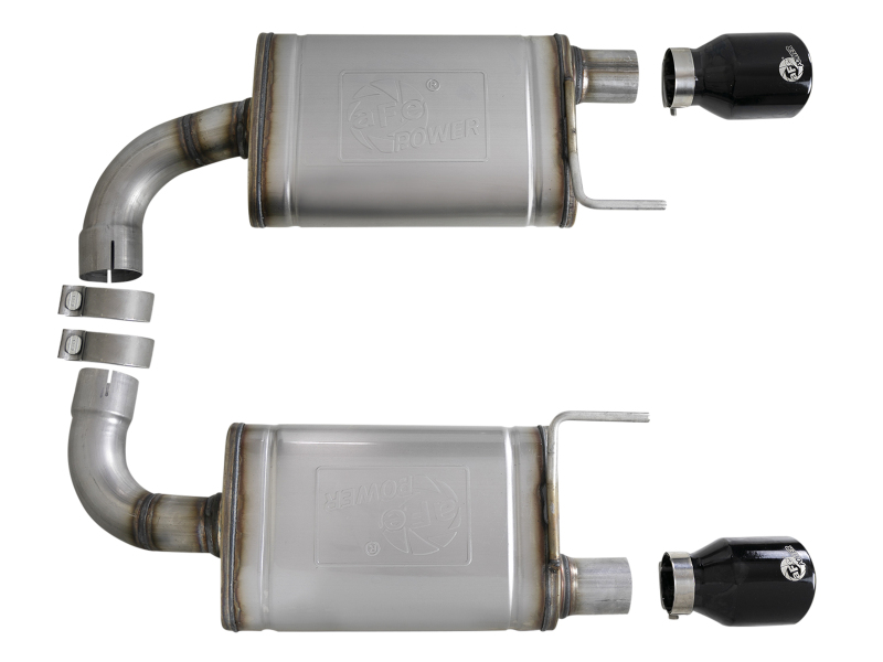 aFe MACH Force-Xp Axle-Back Exhaust System Ford Mustang GT 15-17 V8-5.0L - Image 4