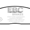 EBC 02-03 Infiniti G20 2.0 Greenstuff Rear Brake Pads