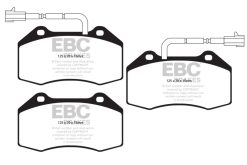 Alternative view of EBC 14+ Alfa Romeo 4C 1.75 Turbo Yellowstuff Front Brake Pads