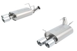 Borla 13-14 Mustang Shelby GT500 GT 5.8L V8 RWD Dual Split Rear Exit ATAK Exhaust Rear Section Only - Image 4