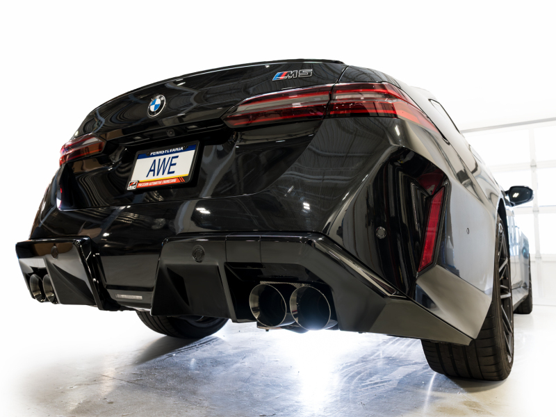 AWE Tuning BMW G90/G99 M5 Touring Edition Cat-Back Exhaust - Diamond Black Tips - Image 15