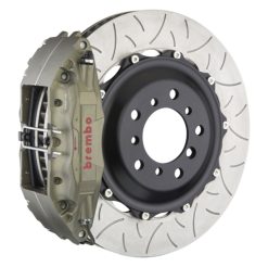 Brembo 95-98 993 C2/993 C4 PISTA Front Race BBK 4 Piston Cast 2pc 355x32x53a 2pc Rotor T3-Clear HA