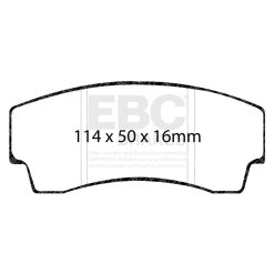 EBC 99-02 Noble M12 2.6 Twin Turbo Redstuff Rear Brake Pads