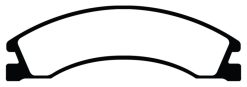 Alternative view of EBC 08+ Ford Econoline E150 4.6 Yellowstuff Rear Brake Pads