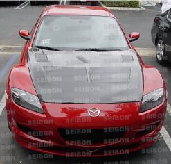 Seibon 04-08 Mazda RX8 TSII Carbon Fiber Hood - Image 5