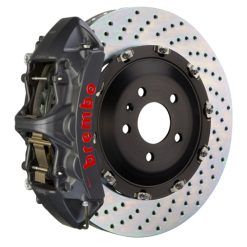 Brembo 24+ BMW M30i/530i XDrive Front GT-S BBK 6 Piston Cast 380x34 2pc Rotor Drilled - Black HA