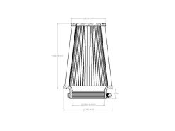 aFe POWER Universal Clamp-On Air Filter w/ D2 Dura-Dry Media - 4.5in F x 7in B x 4.75in T x 9in H - Image 6