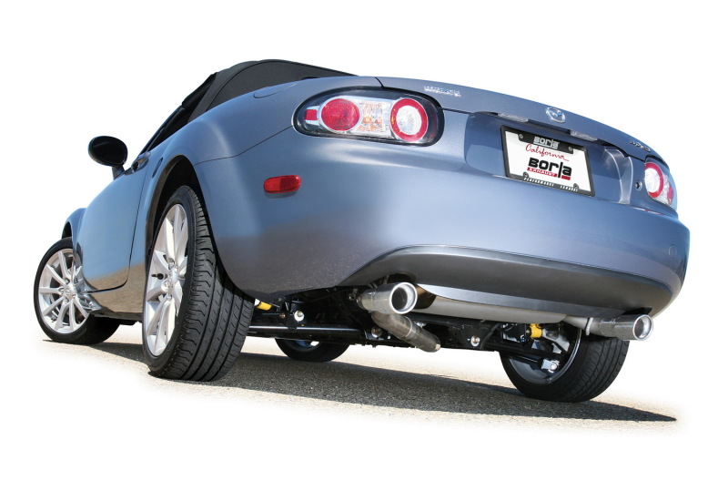 Borla 06-14 Mazda MX-5 Miata 2.0L RWD Twin-Tip Cat Back Exhaust - Image 4