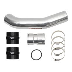Alternative view of Injen 17-22 Ford F250/F/350/F-450/F-550 V8-6.7L Turbo Diesel Polished Intercooler Hot Side Piping