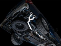 AWE Tuning 21-25 Ford F150 (14th Gen Reg Cab) Cat-Back Exhaust - 4.5in Dual Side Exit Chrome Tips - Image 14