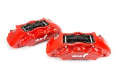 Alcon 2016+ Toyota Tacoma w/ 17in+ Wheels 352x30mm Rotors 6-Piston Calipers Front Brake Kit - Red - Image 4