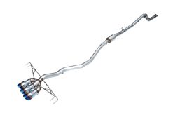 Alternative view of AWE 24-26 Acura Integra Type S Track Edition Triple Vapor Blue Exhaust