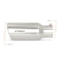 Mishimoto Universal Steel Muffler Tip 5in Inlet 6in Outlet Polished - Image 3