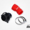 do88 VAG 1.8/2.0 TSI (MQB) Turbo Muffler Delete OEM Pressure Pipes Red Hose