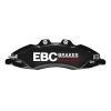 EBC Racing 17-22 Honda Civic Type-R (FK8) Black Apollo-6 Front Left Caliper