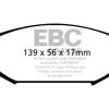 EBC 00-02 Acura MDX 3.5 Greenstuff Front Brake Pads