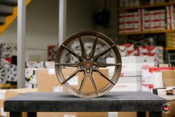 Vossen Forged Evo-2R 20x10 / ET23 / 5x120 - Satin Bronze - Chevy C8 Z06 Fitment - Front