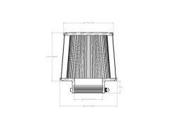 aFe Magnum FORCEintake Replacement Air Filter w/ Dura Dry Media 3-7/8in F x8in B x 7in T x6-3/4in H - Image 6