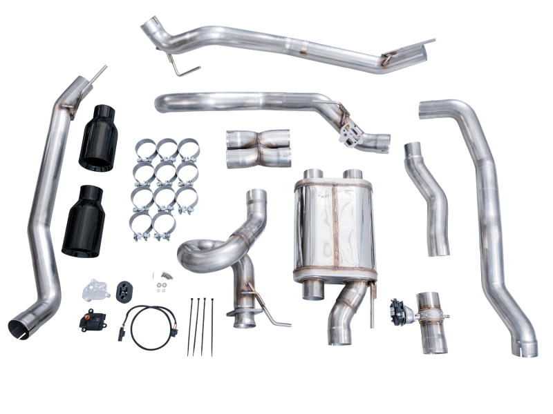 AWE 2024+ Ford Ranger Raptor 3.0L Switchpath Cat-Back Exhaust - Diamond Black Tips - Image 17