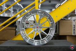 Vossen LC3-04 - 3 Piece - 22x9.5 - 5x130 - ET50 - Brushed Ctr/Polish Lip - Bentley Continental - Frt