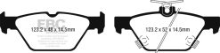 EBC 18-23 Subaru Impreza 1.6L Bluestuff Rear Brake Pads - Image 4