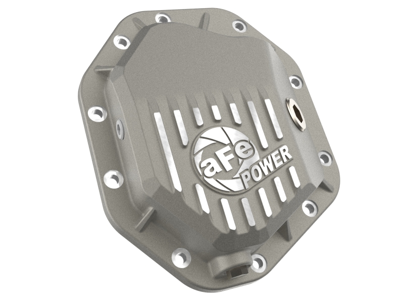 aFe 19-25 GM Trucks Front Diff Cover - Raw w/ Machined Fins - Image 2