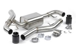 Dinan 19-26 BMW 330i (G20)/21-26 BMW 430i (G22) Valved Axleback Exhaust System - Black Tips