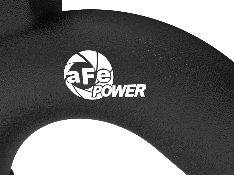 aFe 19-26 Genesis G70 V6 3.3L (tt) BladeRunner Aluminum Hot Charge Pipe - Black - Image 3