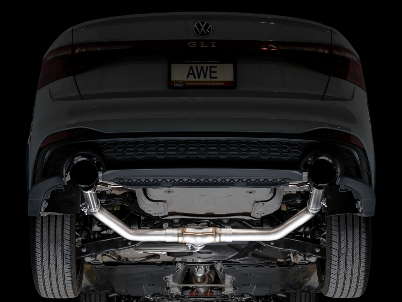 AWE Tuning 22-25 Volkswagen Jetta GLI Track Edition Exhaust - Diamond Black Tips - Image 17