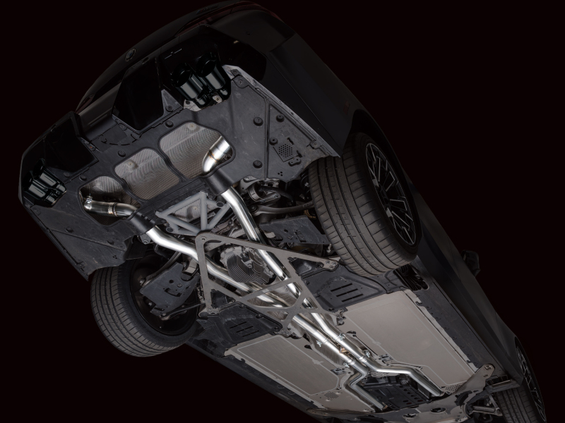 AWE Tuning BMW G90/G99 M5 Track Edition Cat-Back Exhaust - Diamond Black Tips - Image 20