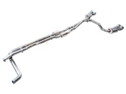 AWE Tuning 2021+ Cadillac Escalade 6.2L ESV 0FG Dual Exit Exhaust System w/ 5in Chrome Silver Tips - Image 12